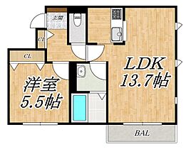 シャーメゾンプルミエール 201 ｜ 大阪府大阪市東住吉区住道矢田8丁目（賃貸アパート1LDK・2階・44.75㎡） その2