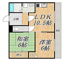 平野第一マンション 402 ｜ 大阪府大阪市平野区平野本町4丁目（賃貸マンション2LDK・4階・45.00㎡） その2