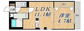 （仮称）北田辺4丁目アパート 301 ｜ 大阪府大阪市東住吉区北田辺4丁目（賃貸マンション1LDK・3階・37.00㎡） その2