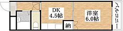 ミタカホーム8 1DKの間取図画像