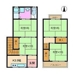 瓜破1丁目借家