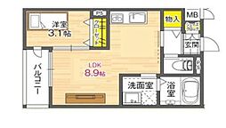 間取図画像 1LDK