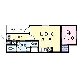 間取図画像 1LDK