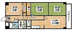 BRILLANTE 3LDKの間取図画像