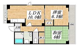 エタプハコネ 2LDKの間取図画像