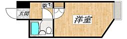リーダーズパーク21 1Kの間取図画像