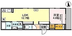 APARTMENTY2 1LDKの間取図画像