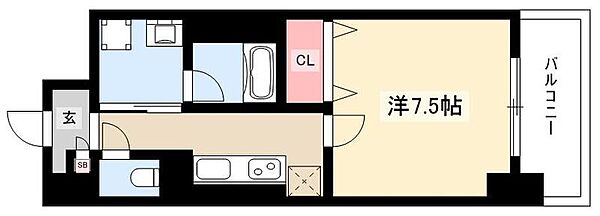 ラルーチェ泉 ｜愛知県名古屋市東区泉3丁目(賃貸マンション1K・6階・27.76㎡)の写真 その2