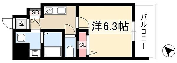 ファステート鶴舞駅前リヴェール ｜愛知県名古屋市中区千代田5丁目(賃貸マンション1K・11階・22.97㎡)の写真 その2