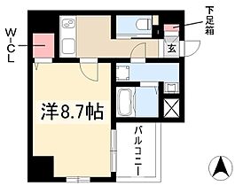 メイクス上前津II  ｜ 愛知県名古屋市中区橘1丁目16-10（賃貸マンション1K・7階・29.63㎡） その2