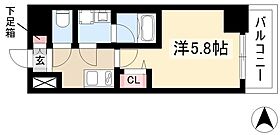 ディアレイシャス泉  ｜ 愛知県名古屋市東区泉3丁目4-13（賃貸マンション1K・6階・22.42㎡） その2