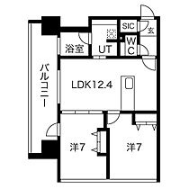 さくらHills NISHIKI Platinum Residence  ｜ 愛知県名古屋市中区錦2丁目12番32号（賃貸マンション2LDK・7階・58.25㎡） その2