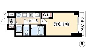 プレサンスSAKAE白川公園II  ｜ 愛知県名古屋市中区大須2丁目3-49（賃貸マンション1K・3階・21.09㎡） その2