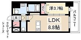 プレサンスTHE新栄  ｜ 愛知県名古屋市中区新栄2丁目3-18（賃貸マンション1LDK・5階・34.00㎡） その2