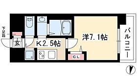 プレサンス大須観音  ｜ 愛知県名古屋市中区大須1丁目6-69（賃貸マンション1K・7階・23.37㎡） その2