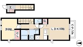 シンフォニアガーデン小本  ｜ 愛知県名古屋市中川区小本本町3丁目174（賃貸アパート1LDK・2階・42.37㎡） その2