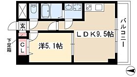 サンマール金山南  ｜ 愛知県名古屋市熱田区尾頭町2-14（賃貸マンション1LDK・5階・34.00㎡） その2