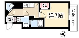 エスリード新栄テセラ 9階1Kの間取り