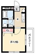 ライラック  ｜ 愛知県名古屋市中村区下米野町2丁目26（賃貸アパート1K・1階・24.75㎡） その2