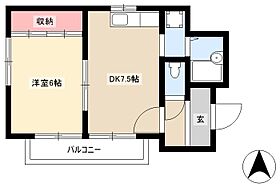 大野木ビラ  ｜ 愛知県名古屋市西区大野木4丁目73（賃貸マンション1DK・2階・33.40㎡） その2