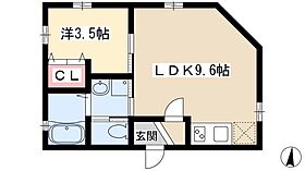 ヴァンクールKUROKAWA  ｜ 愛知県名古屋市北区稚児宮通1丁目43-2（賃貸マンション1LDK・2階・29.10㎡） その2