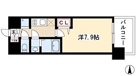 プレサンスジェネ千種内山  ｜ 愛知県名古屋市千種区内山3丁目7-14（賃貸マンション1K・4階・24.79㎡） その2