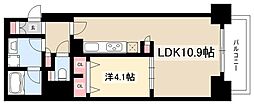 プレサンス広小路通　葵 12階1LDKの間取り