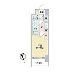 プレサンス上前津グレース 6階1Kの間取り