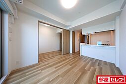 プレサンス太閤通駅前デュプル 13階1LDKのリビング/ダイニング