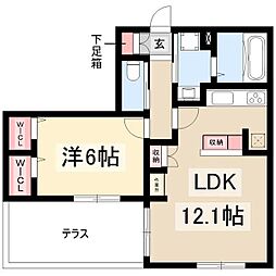 間取図画像 1LDK