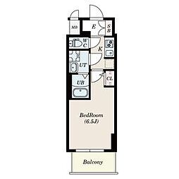 S-RESIDENCE名駅太閤 11階1Kの間取り
