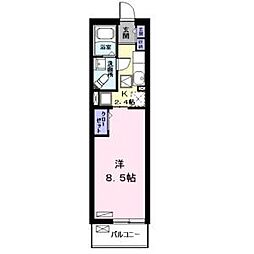 櫓（yagura） 1階1Kの間取り