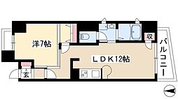 ＳＫ　ＰＬＡＣＥ 5階1LDKの間取り