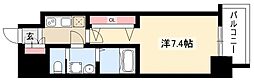 S-RESIDENCE名駅南 9階1Kの間取り