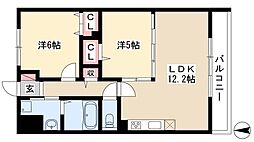 ポルタニグラ千種 1LDKの間取図画像