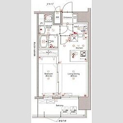 MAXIV新栄 1LDKの間取図画像