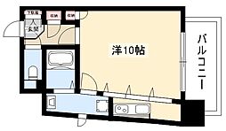 THEDOORS ワンルームの間取図画像