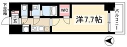 プレサンス新栄町ギャラント 1Kの間取図画像