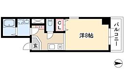 サン・錦本町ビル 1Kの間取図画像