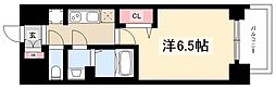 プレサンス広小路通葵 1Kの間取図画像