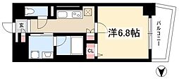 STAY 1Kの間取図画像