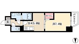 GRANPARKTOWER 1DKの間取図画像