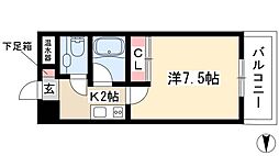 FRONTIERTOWER名駅南 1Kの間取図画像