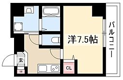 Cortes 1Kの間取図画像
