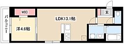 D-room名駅D 1LDKの間取図画像