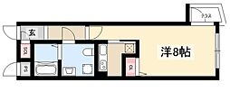 quador名古屋駅 ワンルームの間取図画像