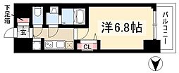 プレサンス千種アイル 1Kの間取図画像