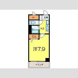 FS.城西 1Kの間取図画像