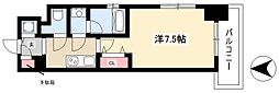 ブランシエスタ東別院 1Kの間取図画像