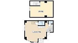 ハウス108今池公園 1LDKの間取図画像